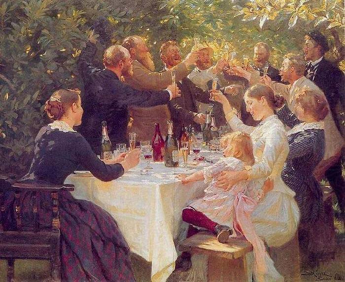 Hip hip hooray, Peder Severin Kroyer